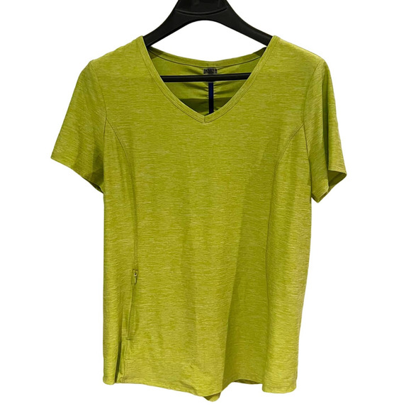 Duluth Trading Co Tops - Duluth‎ Trading Co Women’s Green Short Sleeve Side Zip Pocket Shirt Size Large